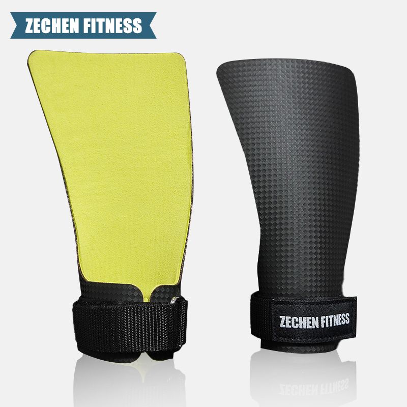 Natural rubber suede microfiber Crossfit Hand Grips Palm Protection for crossfit training, WOD, performance