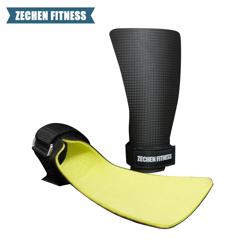 Natural rubber suede microfiber Crossfit Hand Grips Palm Protection for crossfit training, WOD, performance