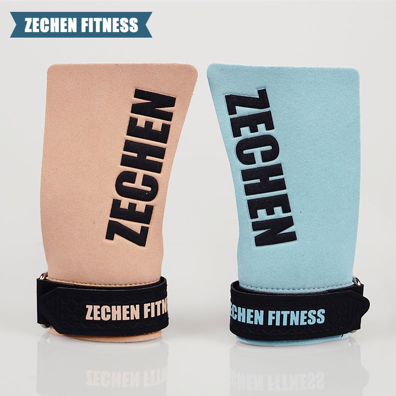 CrossFit Hand Grips Suede Microfiber Leather chalk grip for palm protection, workouts, pull ups