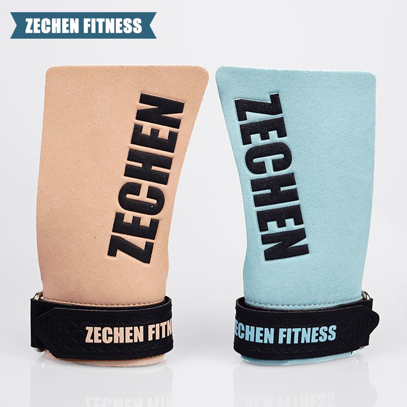 CrossFit Hand Grips Suede Microfiber Leather chalk grip for palm protection, workouts, pull ups