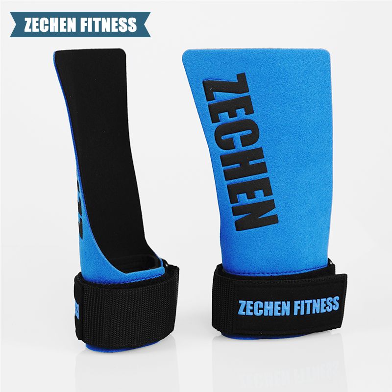 Suede microfiber leather hand grips crossfit palm grip protection for workouts, pull ups, weightlifting