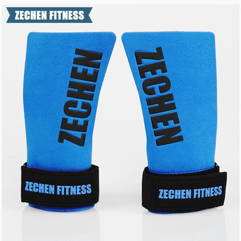 Suede microfiber leather hand grips crossfit palm grip protection for workouts, pull ups, weightlifting