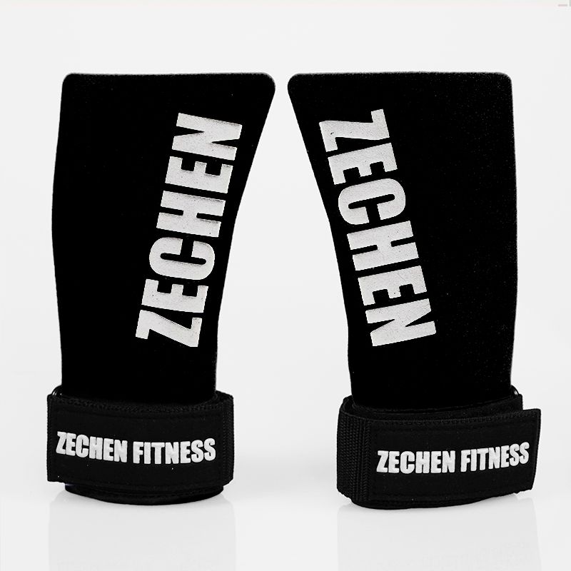 Suede microfiber leather hand grips crossfit palm grip protection for workouts, pull ups, weightlifting