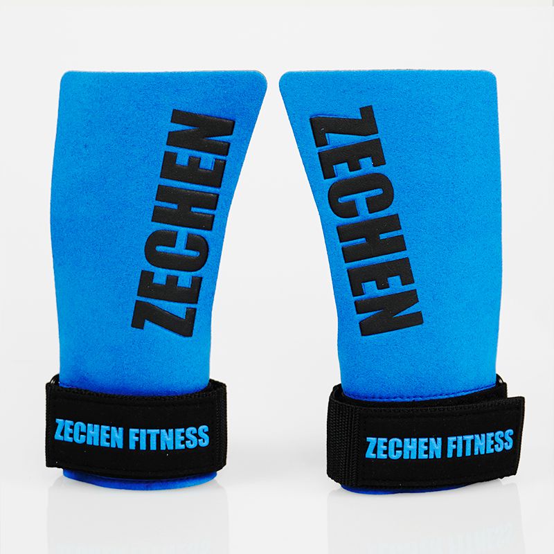 Suede microfiber leather hand grips crossfit palm grip protection for workouts, pull ups, weightlifting