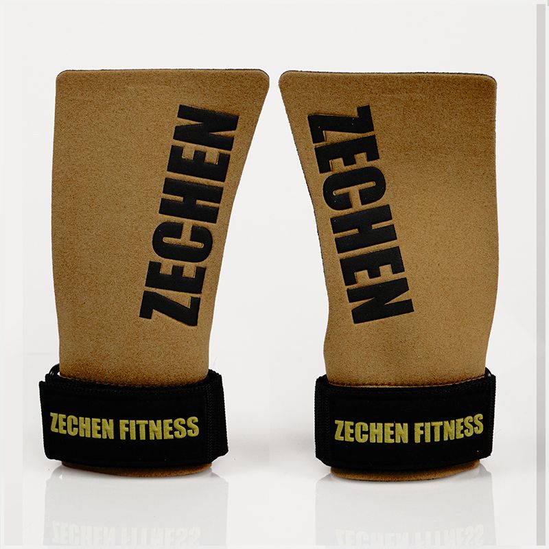 Suede microfiber leather hand grips crossfit palm grip protection for workouts, pull ups, weightlifting
