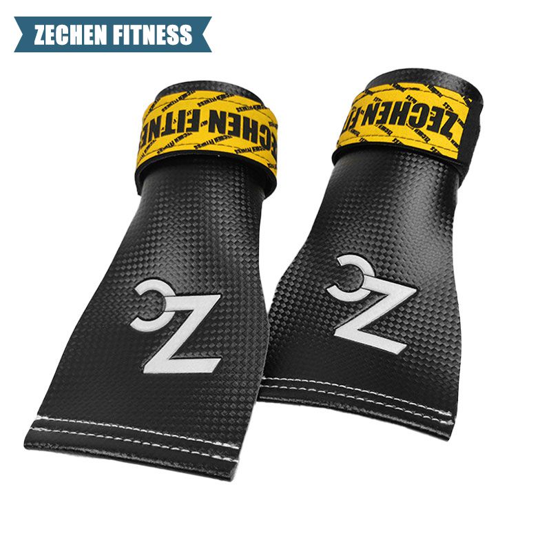 Hand Grips Premium Crossfit Carbon Fiber grips Custom Logo Wrist Procector Weightlifting Gym Crossfit Grip