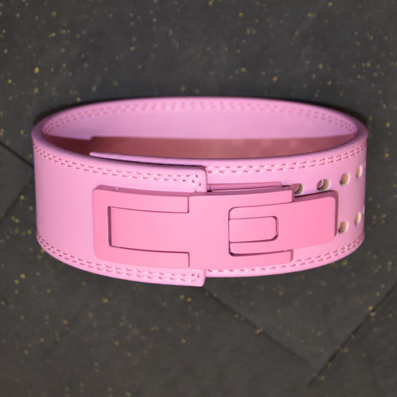 Cowhide leather Lever Belt, OEM leather belts with adjustable buckle for weight lifting, powerlifting back support