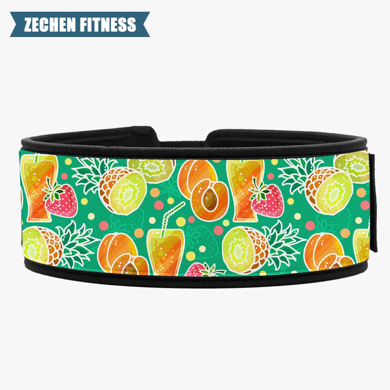 EVA foam Weightlifting Belt crossfit belts OEM pattern style with durable velcro for WOD, workouts