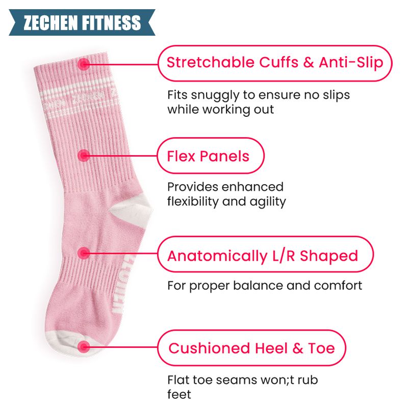 Crew Terry-loop Sock OEM Personalized Design 2024 Unisex style for sports