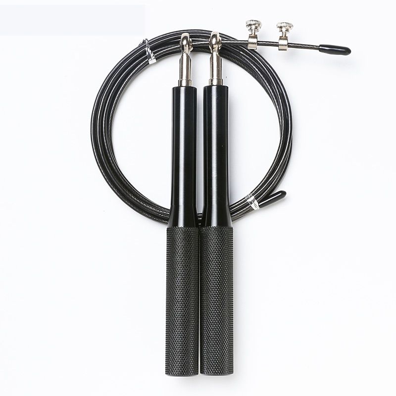 Custom Logo Adjustable Self Lock Speed Steel Wire Skipping Jump Rope