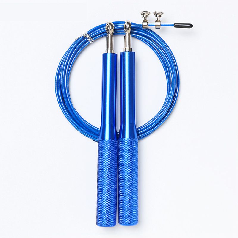 Custom Logo Adjustable Self Lock Speed Steel Wire Skipping Jump Rope