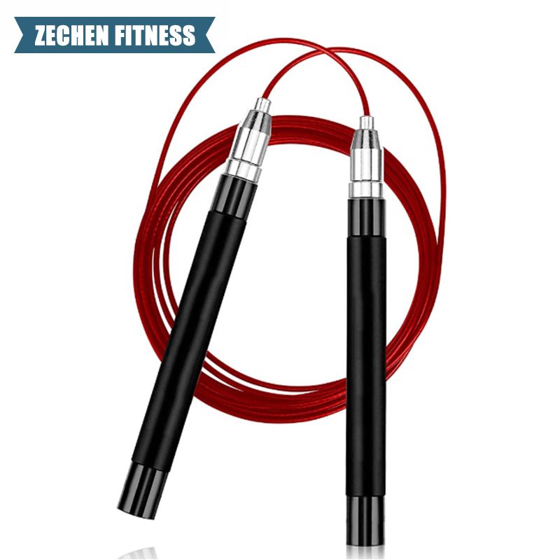 Crossfit Jump Rope for Men/Women/Kids Free Screw Design-Dual Ball Bearing