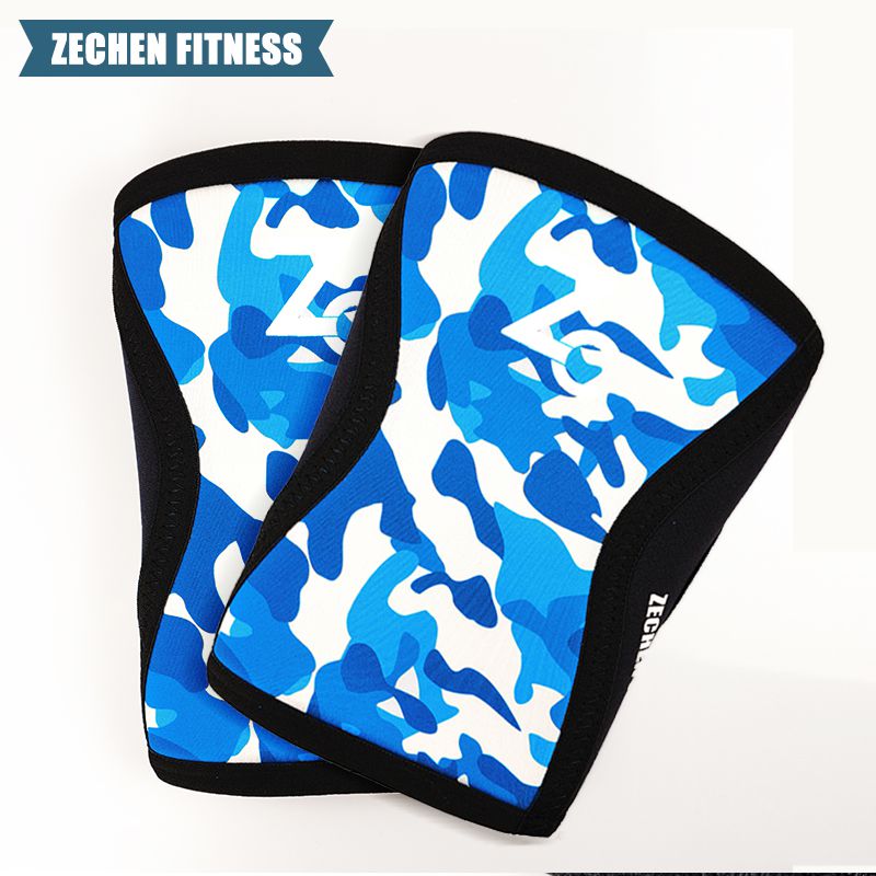 2024 Camouflage Knee Compression Sleeve 7mm /5mm Neoprene Powerlifting Knee Sleeves