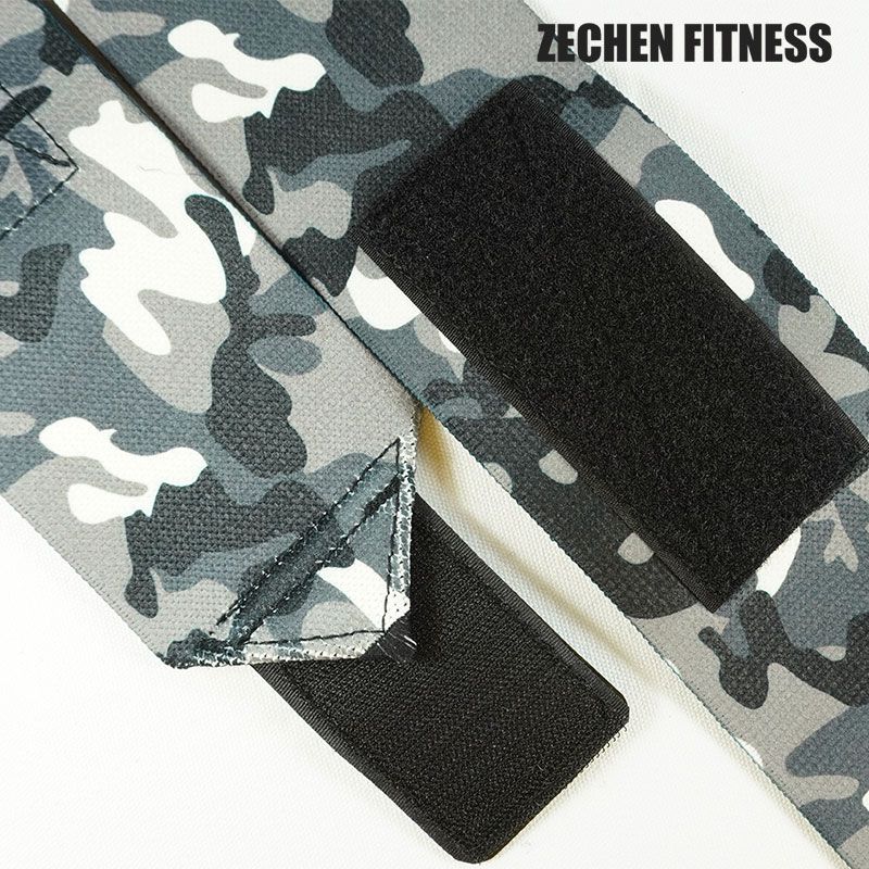 Crossfit Polyester Elastic Wrist Wraps Support by Zechen Fitness