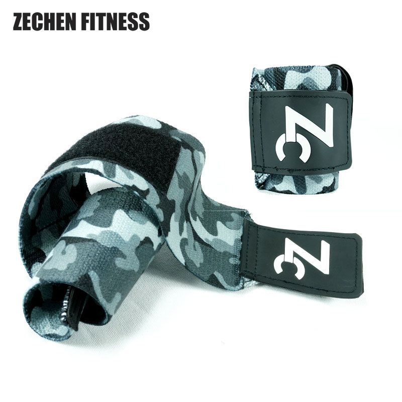 Crossfit Polyester Elastic Wrist Wraps Support by Zechen Fitness