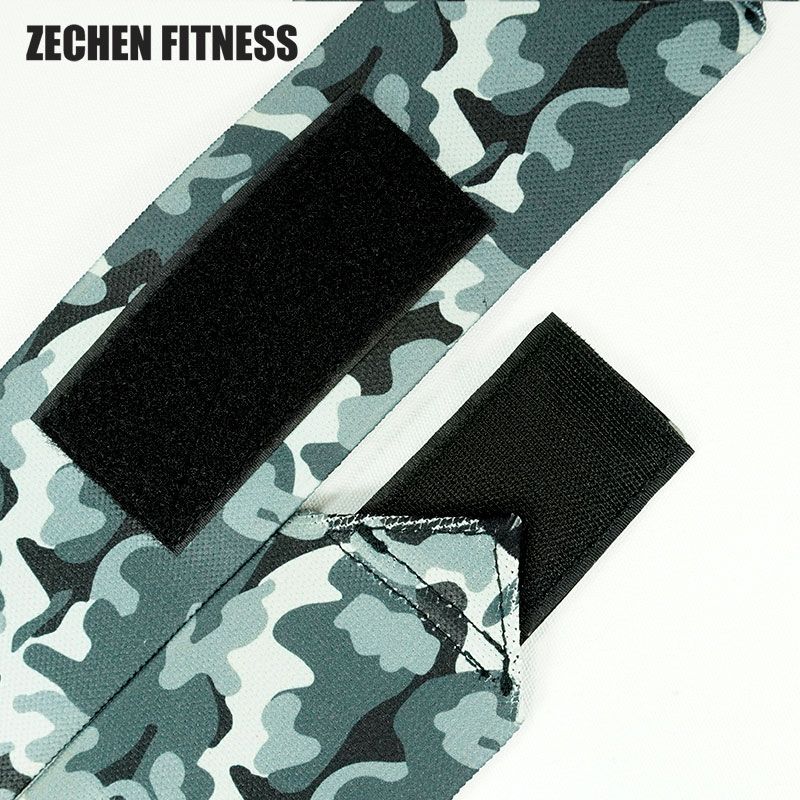 Crossfit Polyester Elastic Wrist Wraps Support by Zechen Fitness