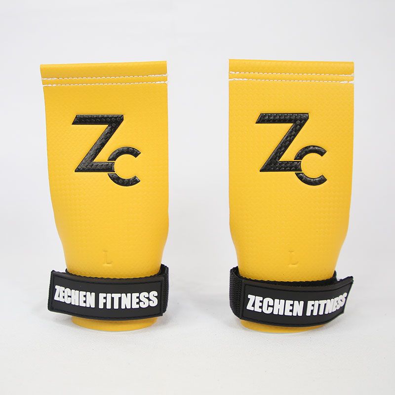 Gymnastics Carbon Hand Grips / Carbon fiber Cross Fit gym gloves Hand grip fingerless gymnastics grips