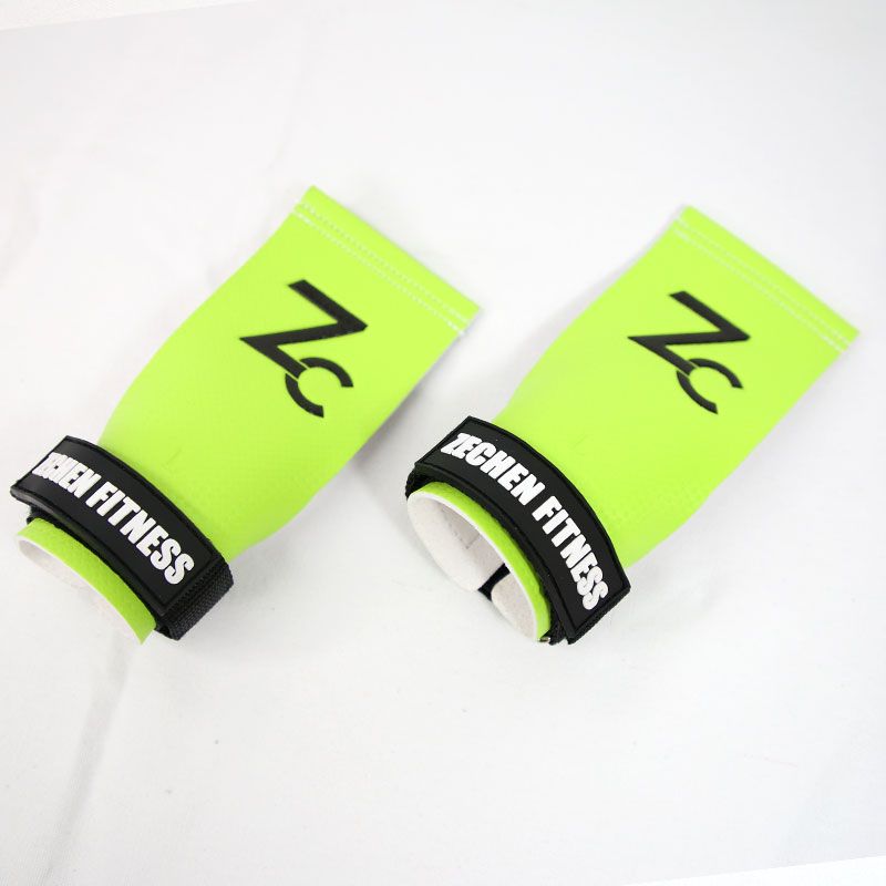 Gymnastics Carbon Hand Grips / Carbon fiber Cross Fit gym gloves Hand grip fingerless gymnastics grips