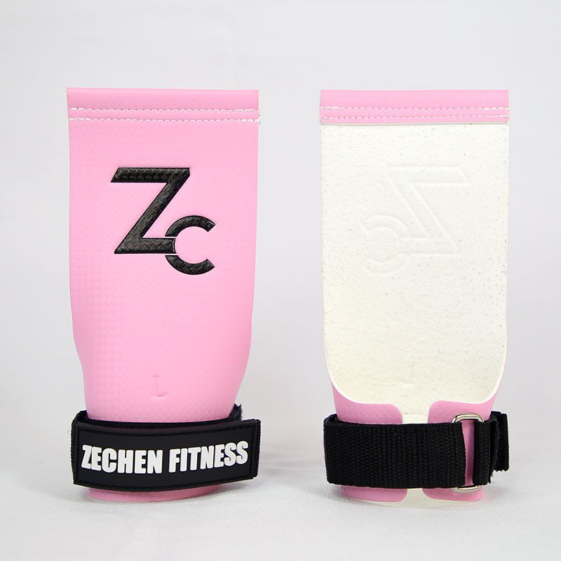 Gymnastics Carbon Hand Grips / Carbon fiber Cross Fit gym gloves Hand grip fingerless gymnastics grips