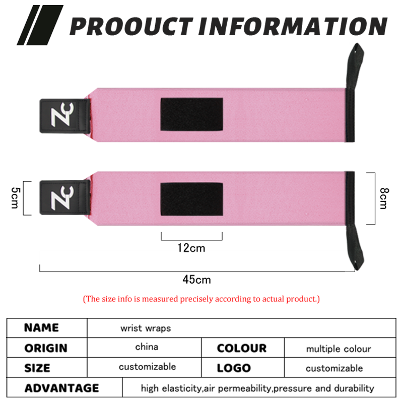 Higher compression wrist wraps with Customized Logo Kinds of Printed Gym Pressure