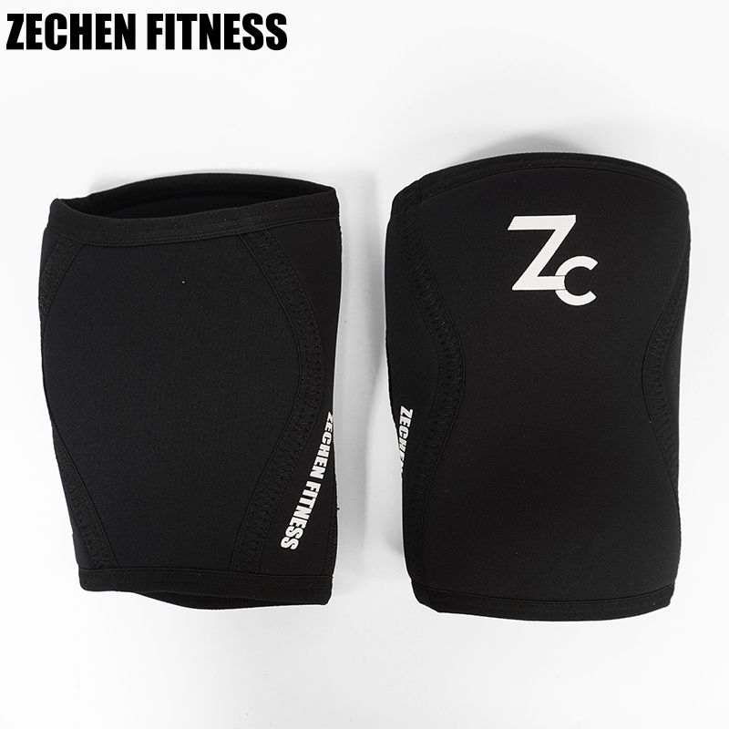 Custom Crossfit Knee Pads - Neoprene 5mm & 7mm Knee Sleeves in Multiple Colors for Weightlifting Training.