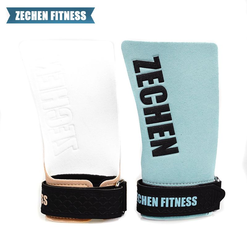 CrossFit Hand Grips Suede Microfiber Leather chalk grip for palm protection, workouts, pull ups