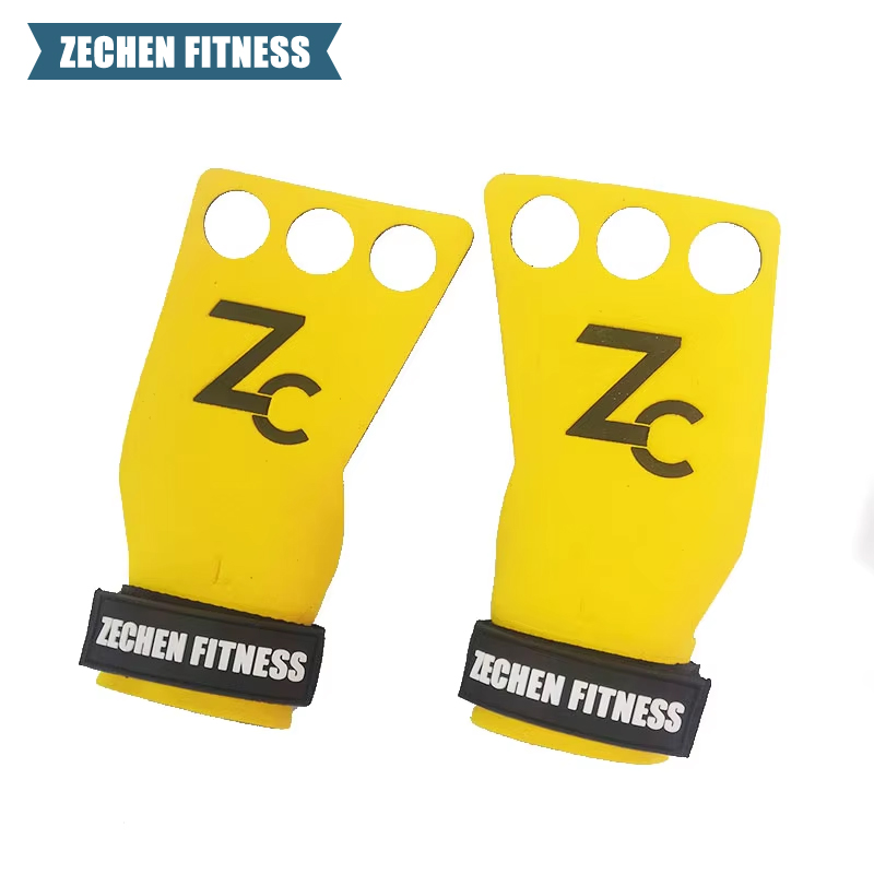 Gymnastic hand grips suede microfiber leather grip for pull up