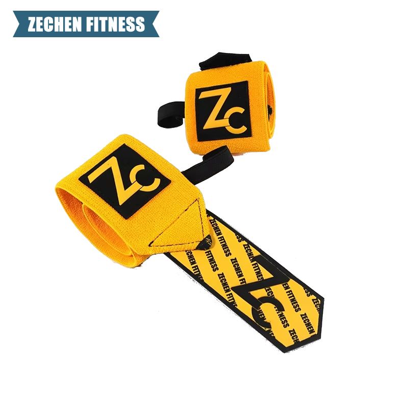 Power lifting wrist wraps with full custom prints Heavy duty weightlifting wrist wraps by Zechen Fitness