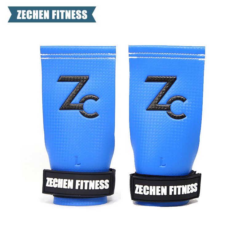 Gymnastics Carbon Hand Grips / Carbon fiber Cross Fit gym gloves Hand grip fingerless gymnastics grips