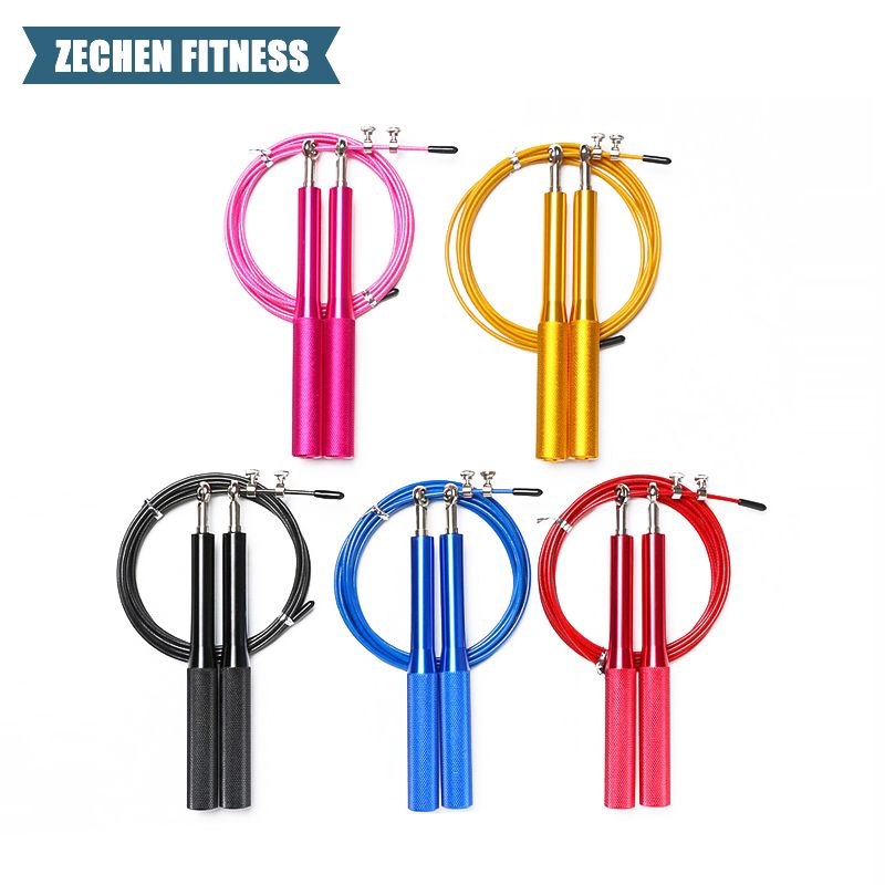 Custom Logo Adjustable Self Lock Speed Steel Wire Skipping Jump Rope Custom Logo Adjustable Self Lock Speed Steel Wire Skipping Jump Rope