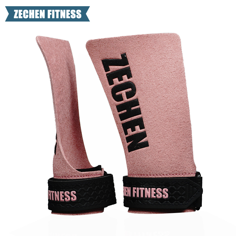 Pull Up Microfiber Leather hand grips Zechen Fitness G series