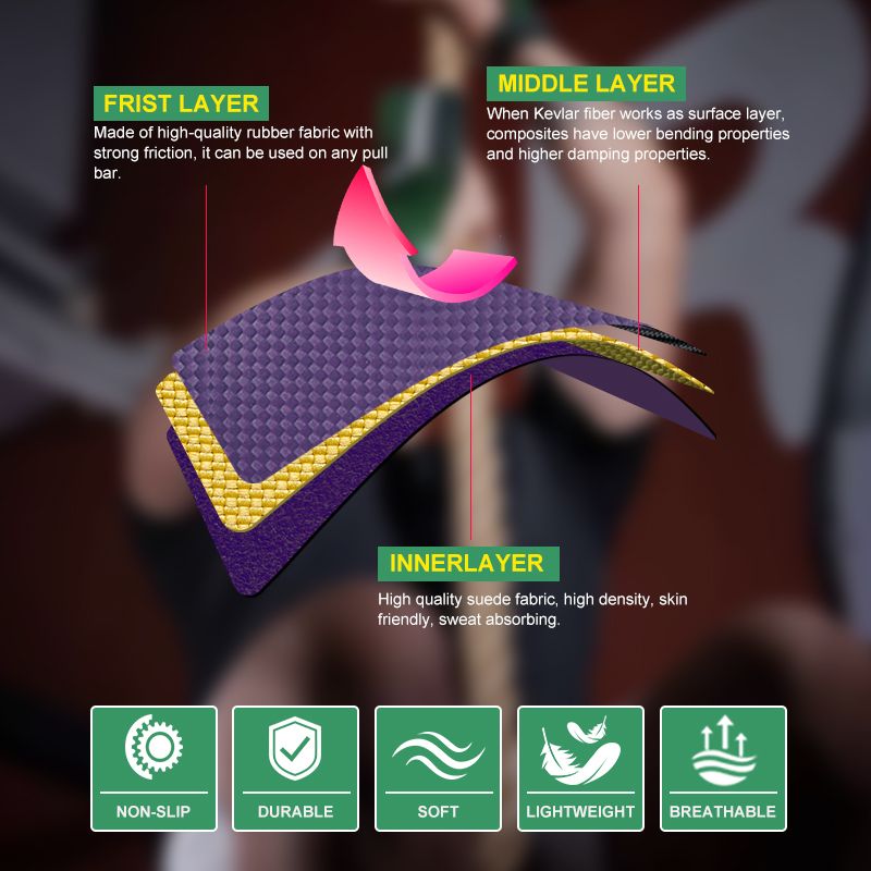 2026 New Crossfit Hand Grips No chalk gymnastic grips