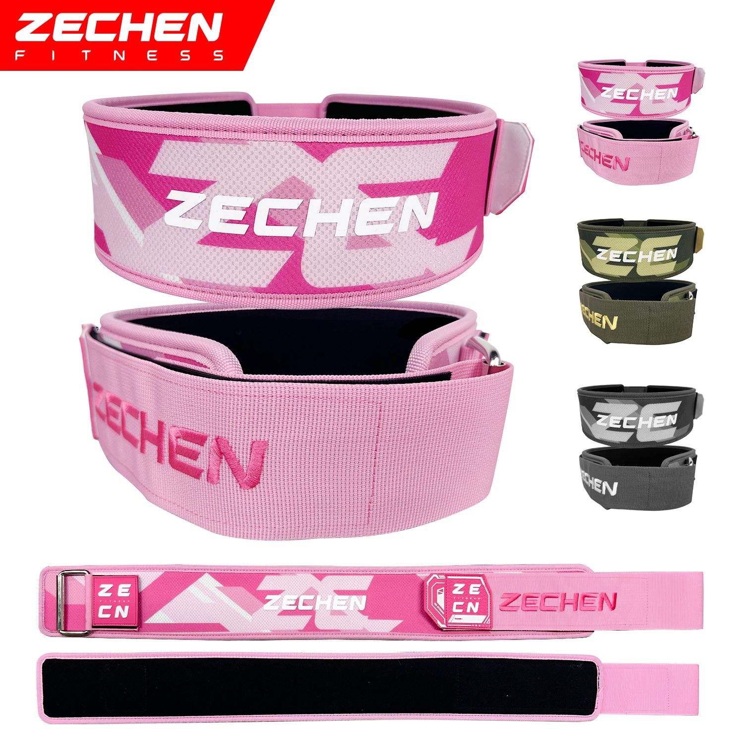 Zechen Fitness auto lock velcro lifing belt