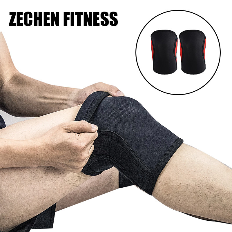 Powerlifting Gym WOD Cross Training Crossfit Pain Best Support & Compression Strength Workout & Squats Z-Fitness Knee Wraps for Weightlifting